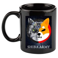 Shiba Army Terminator Dog Crypto Currency Meme 11oz C Handle Ceramic Mug