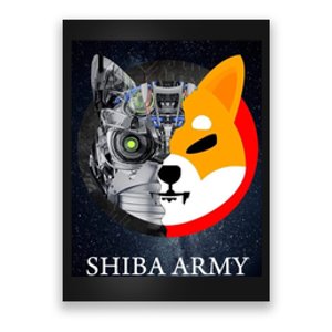 Shiba Army Terminator Dog Crypto Currency Meme Poster