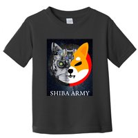 Shiba Army Terminator Dog Crypto Currency Meme Toddler T-Shirt