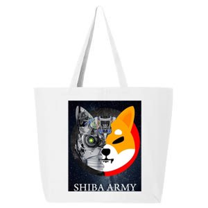 Shiba Army Terminator Dog Crypto Currency Meme 25L Jumbo Tote