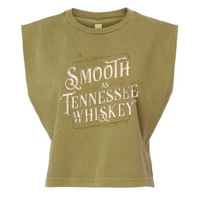 Smooth As Tennessee Whiskey Country Garment-Dyed Women's Muscle Tee