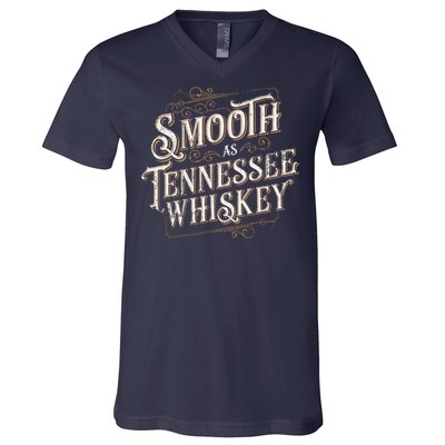 Smooth As Tennessee Whiskey Country V-Neck T-Shirt