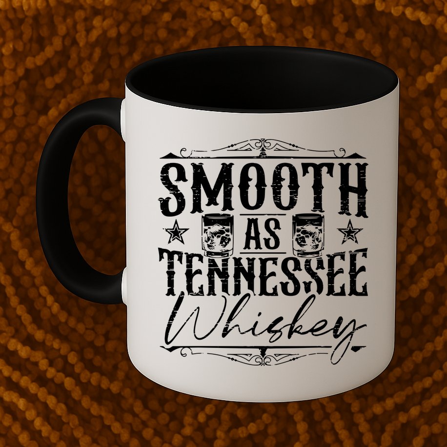 Smooth As Tennessee Whiskey Distressed Bourbon Mug