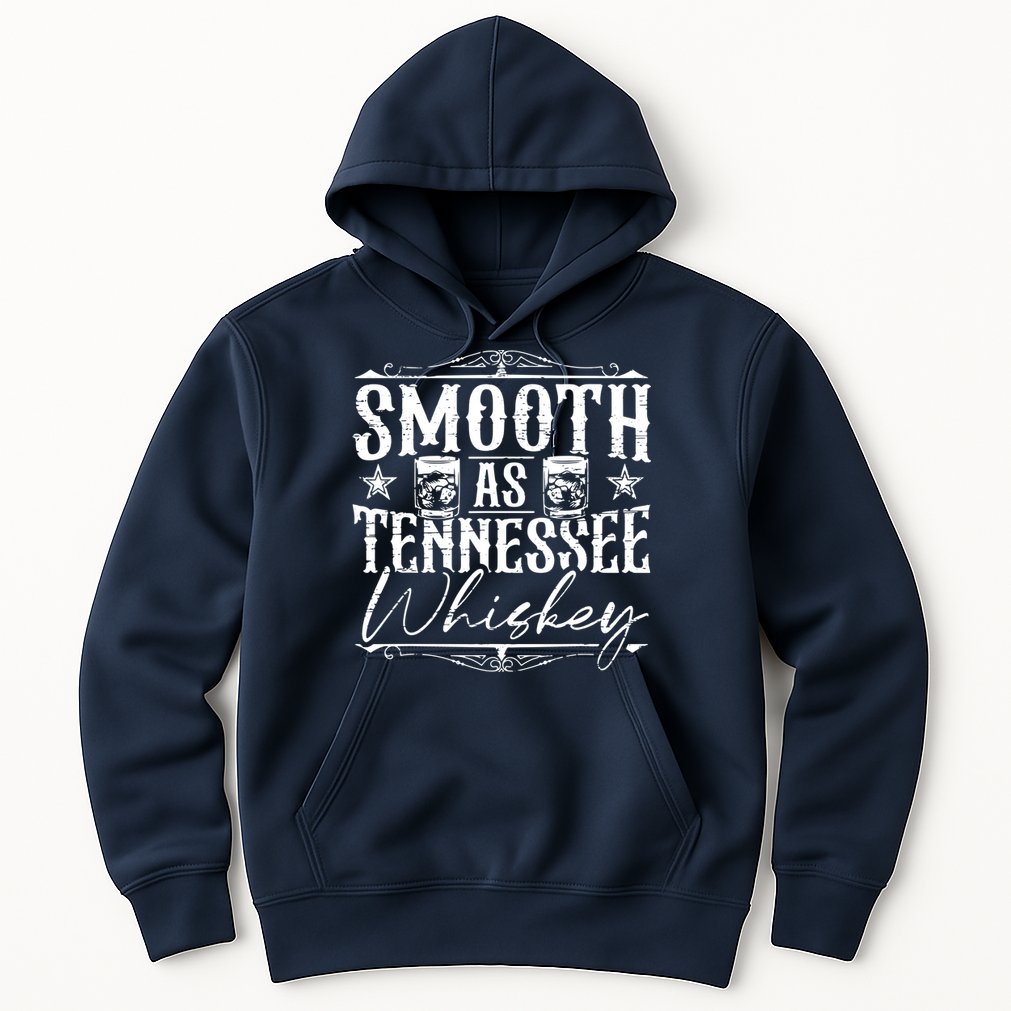 Smooth As Tennessee Whiskey Distressed Bourbon Hoodie