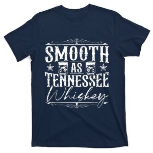 Smooth As Tennessee Whiskey Distressed Bourbon T-Shirt