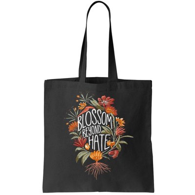 Subtle Anti Trump 8647 Flower Boho Style Liberal Floral Bag