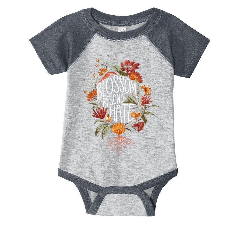 Subtle Anti Trump 8647 Flower Boho Style Liberal Floral Infant Baby Jersey Bodysuit