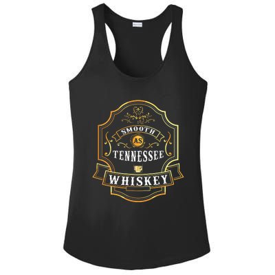 Smooth As Tennessee Whiskey Drinking Buddy Gift Idea Ladies PosiCharge Competitor Racerback Tank