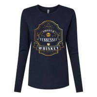 Smooth As Tennessee Whiskey Drinking Buddy Gift Idea Womens Cotton Relaxed Long Sleeve T-Shirt