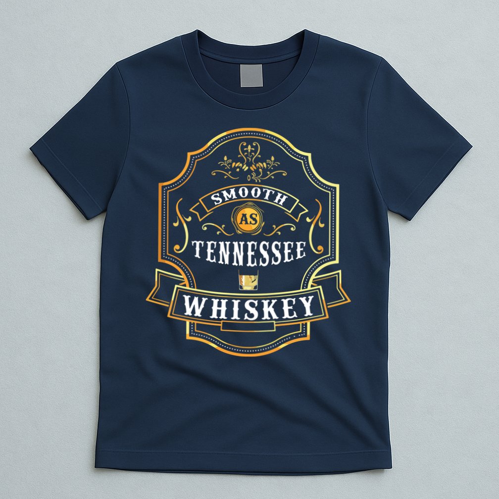 Smooth As Tennessee Whiskey Drinking Buddy Gift Idea T-Shirt