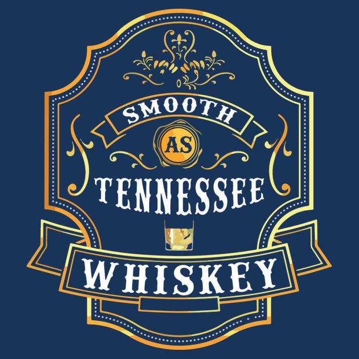 Smooth As Tennessee Whiskey Drinking Buddy Gift Idea T-Shirt