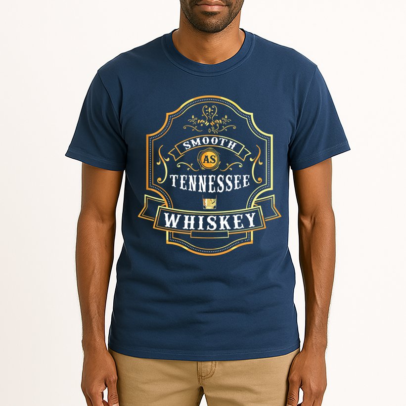 Smooth As Tennessee Whiskey Drinking Buddy Gift Idea Tall T-Shirt