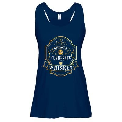 Smooth As Tennessee Whiskey Drinking Buddy Gift Idea Ladies Essential Flowy Tank