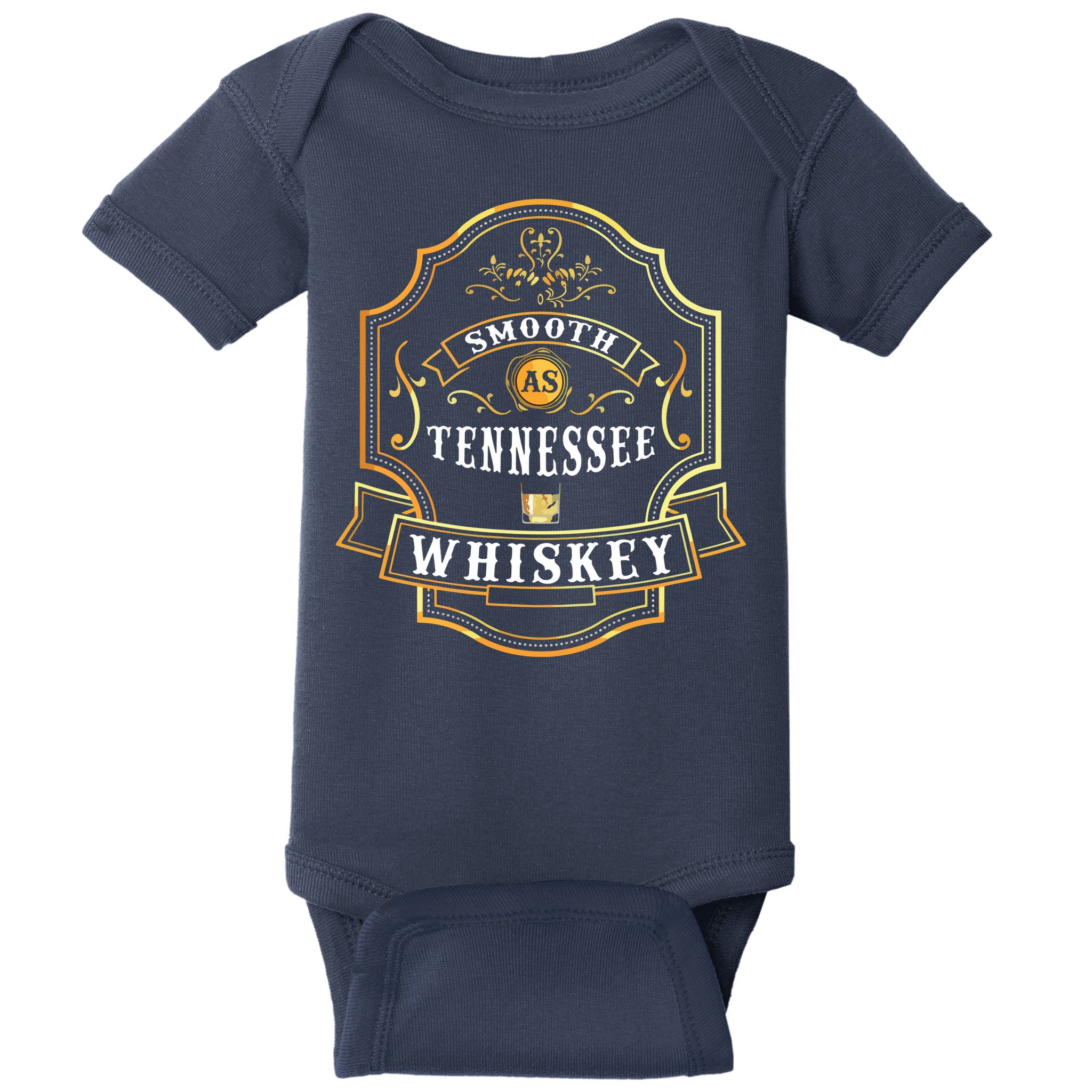 Smooth As Tennessee Whiskey Drinking Buddy Gift Idea Baby Bodysuit