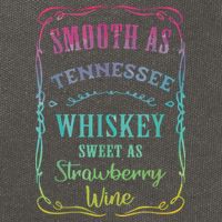 Smooth As Tennessee Whiskey Funny Humour Tee Vacation Cotton Canvas Backpack