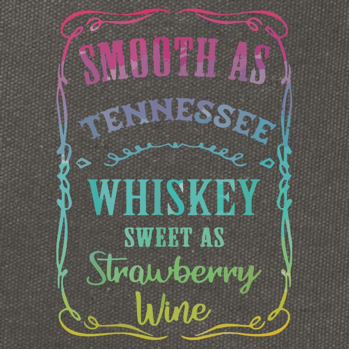 Smooth As Tennessee Whiskey Funny Humour Tee Vacation Cotton Canvas Backpack