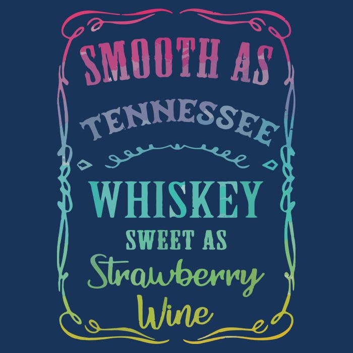 Smooth As Tennessee Whiskey Funny Humour Tee Vacation 16 in Basic Backpack
