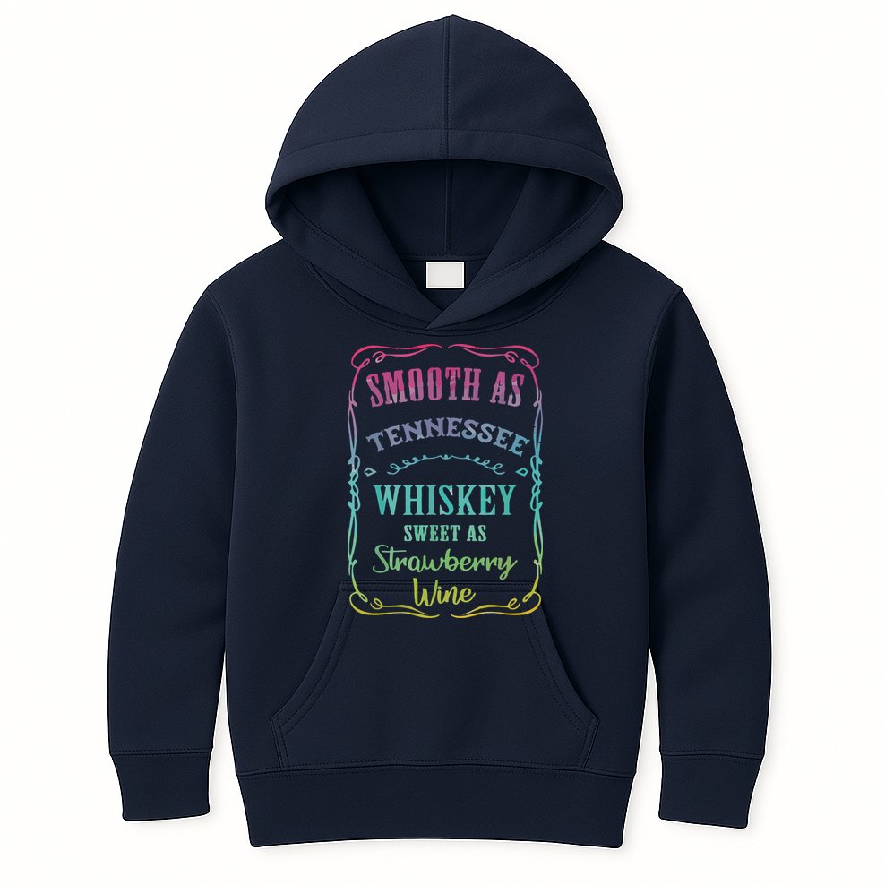 Smooth As Tennessee Whiskey Funny Humour Tee Vacation Kids Hoodie