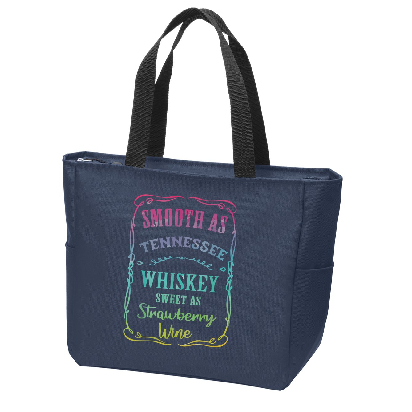 Smooth As Tennessee Whiskey Funny Humour Tee Vacation Zip Tote Bag