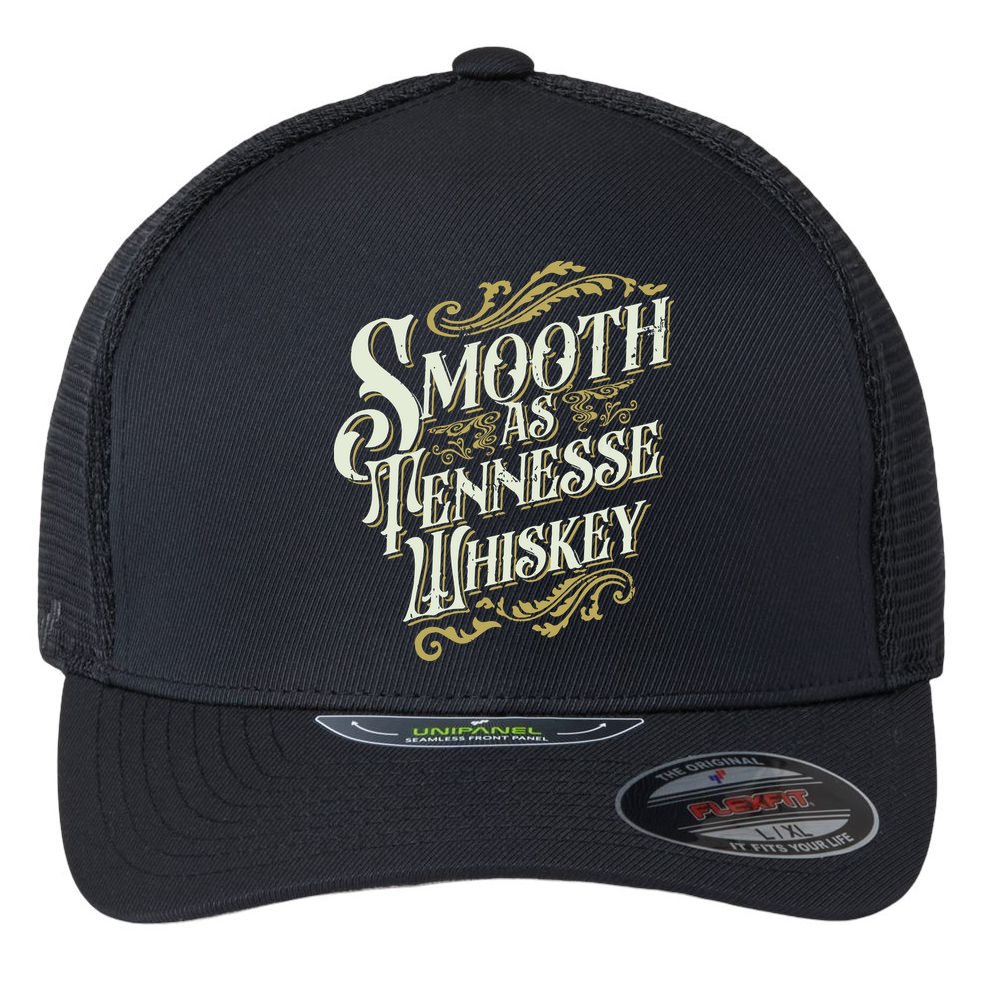 Smooth As Tennessee Whiskey Flexfit Unipanel Trucker Cap