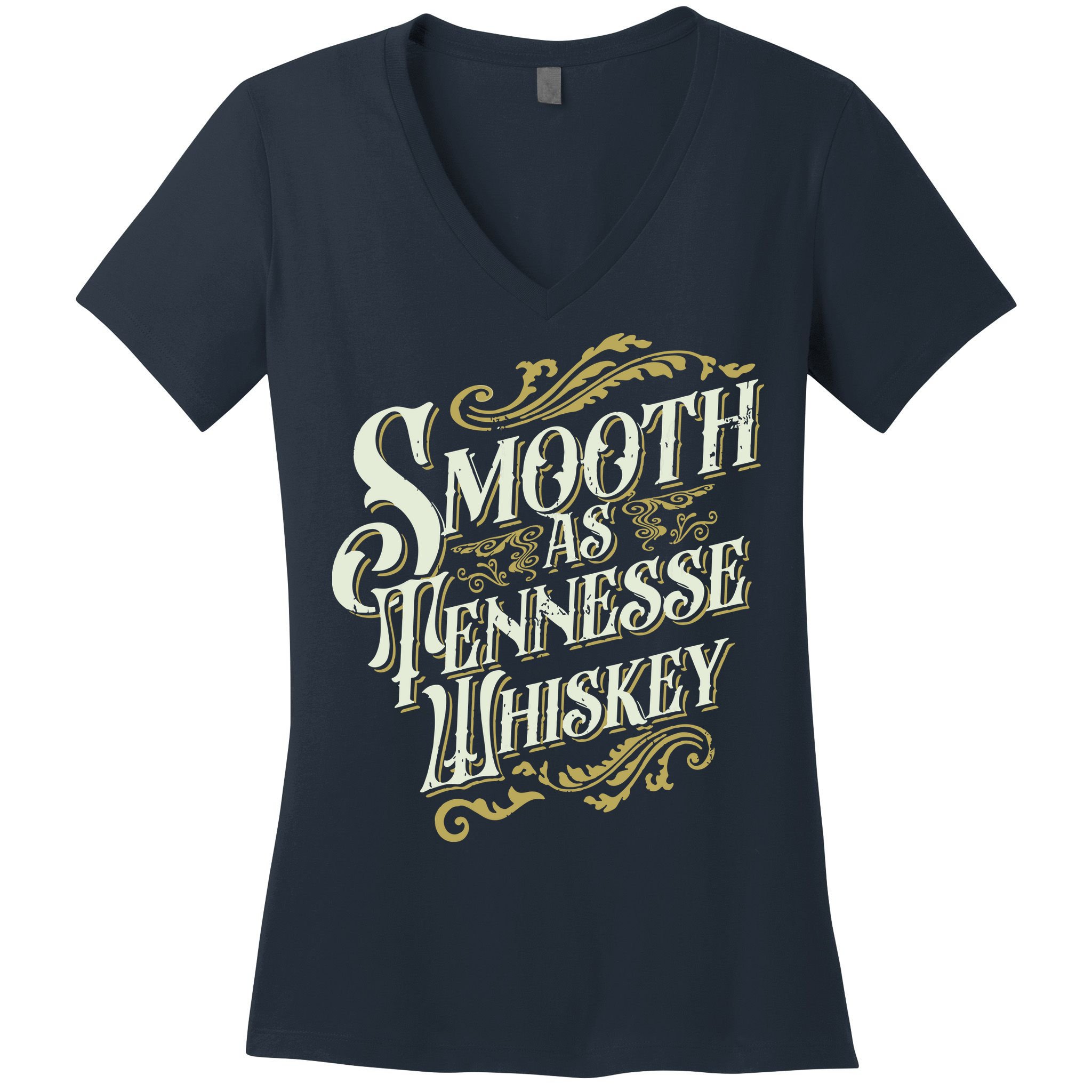 Smooth As Tennessee Whiskey Women's V-Neck T-Shirt