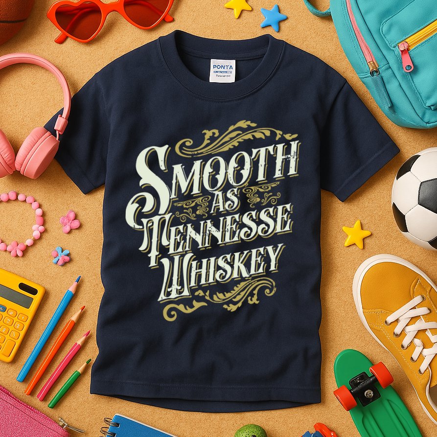 Smooth As Tennessee Whiskey Kids T-Shirt