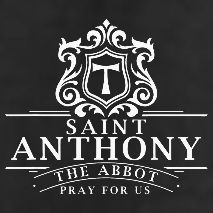 St Anthony The Abbot Great Monk Catholic Saints Skin 7 Panel Mesh Trucker Snapback Hat
