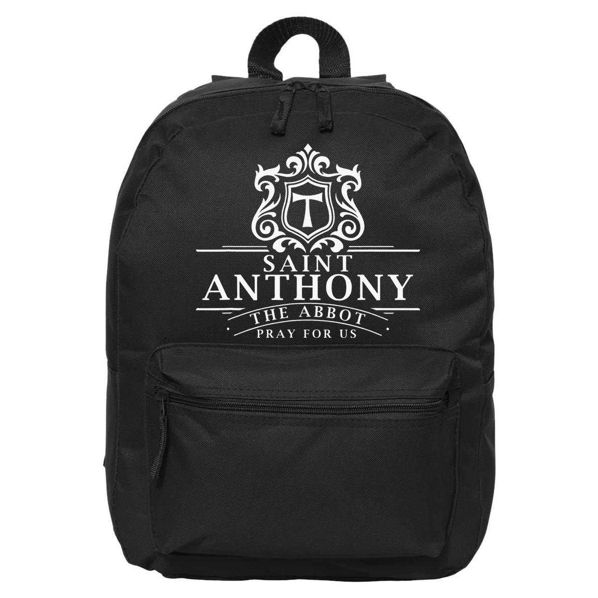 St Anthony The Abbot Great Monk Catholic Saints Skin 16 in Basic Backpack