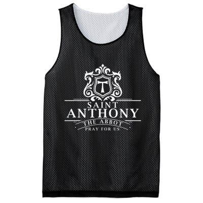 St Anthony The Abbot Great Monk Catholic Saints Skin Mesh Reversible Basketball Jersey Tank