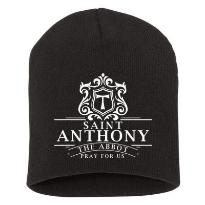 St Anthony The Abbot Great Monk Catholic Saints Skin Short Acrylic Beanie
