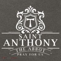 St Anthony The Abbot Great Monk Catholic Saints Skin Cotton Canvas Backpack
