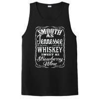 Smooth As Tennessee Whiskey Sweet As Strawberry Wine PosiCharge Competitor Tank