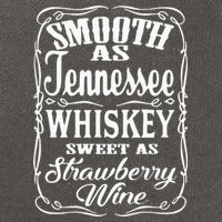 Smooth As Tennessee Whiskey Sweet As Strawberry Wine Cotton Canvas Backpack