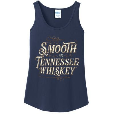 Smooth As Tennessee Whiskey Country Ladies Essential Tank