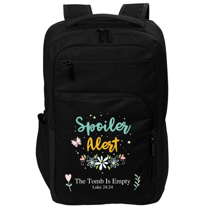 Spoiler Alert The Tomb Is Empty Luke 24:24 Gift Impact Tech Backpack