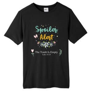 Spoiler Alert The Tomb Is Empty Luke 24:24 Gift Tall Fusion ChromaSoft Performance T-Shirt