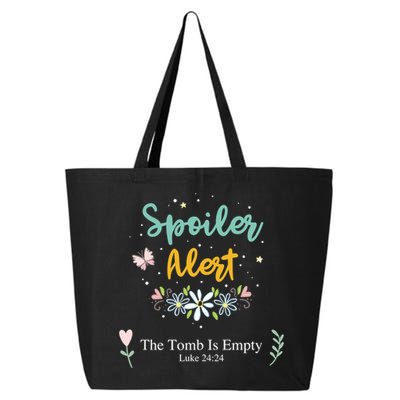Spoiler Alert The Tomb Is Empty Luke 24:24 Gift 25L Jumbo Tote