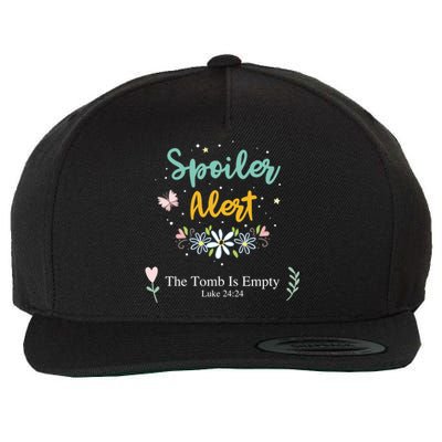 Spoiler Alert The Tomb Is Empty Luke 24:24 Gift Wool Snapback Cap