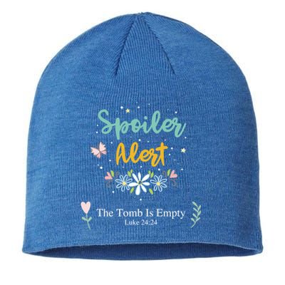 Spoiler Alert The Tomb Is Empty Luke 24:24 Gift Sustainable Beanie