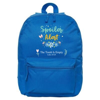 Spoiler Alert The Tomb Is Empty Luke 24:24 Gift 16 in Basic Backpack