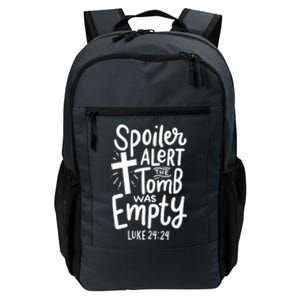 Spoiler Alert Tomb Was Empty Easter Funny Christian Gift Cool Gift Daily Commute Backpack