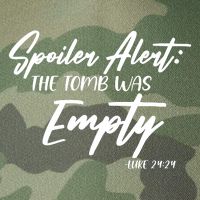 Spoiler Alert The Tomb was Empty Luke 24:24 Celebrating Easter Legacy Tie Dye Trucker Hat