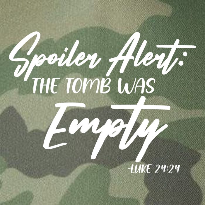 Spoiler Alert The Tomb was Empty Luke 24:24 Celebrating Easter Legacy Tie Dye Trucker Hat