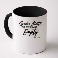 Spoiler Alert The Tomb was Empty Luke 24:24 Celebrating Easter Mug