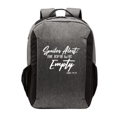Spoiler Alert The Tomb was Empty Luke 24:24 Celebrating Easter Vector Backpack