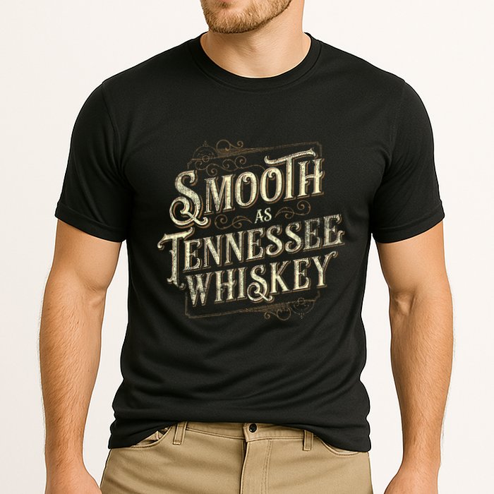 Smooth As Tennessee Whiskey Country Cooling Performance Crew T-Shirt