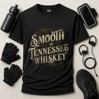 Smooth As Tennessee Whiskey Country Cooling Performance Crew T-Shirt