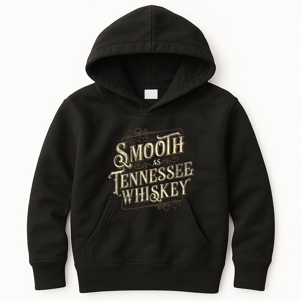 Smooth As Tennessee Whiskey Country Kids Hoodie