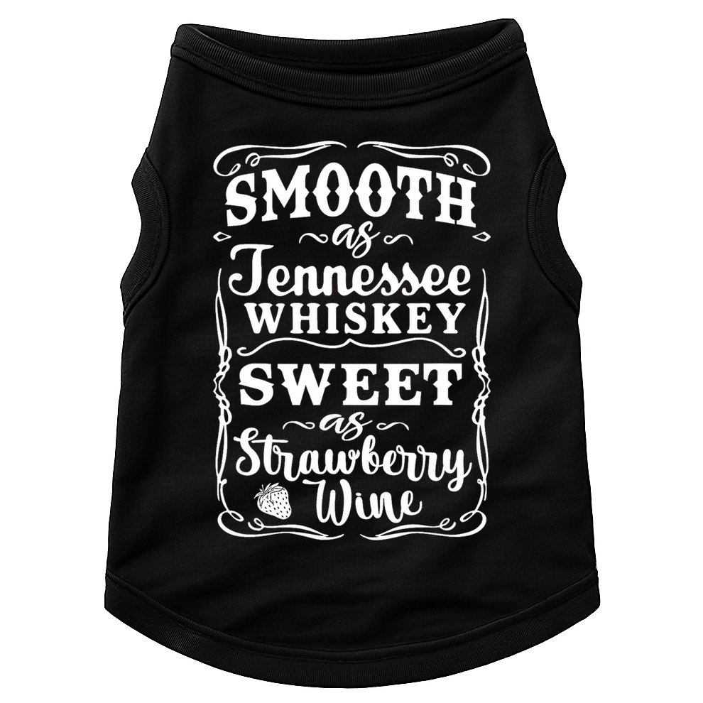Smooth As Tennessee Whiskey Country Music Doggie Tank