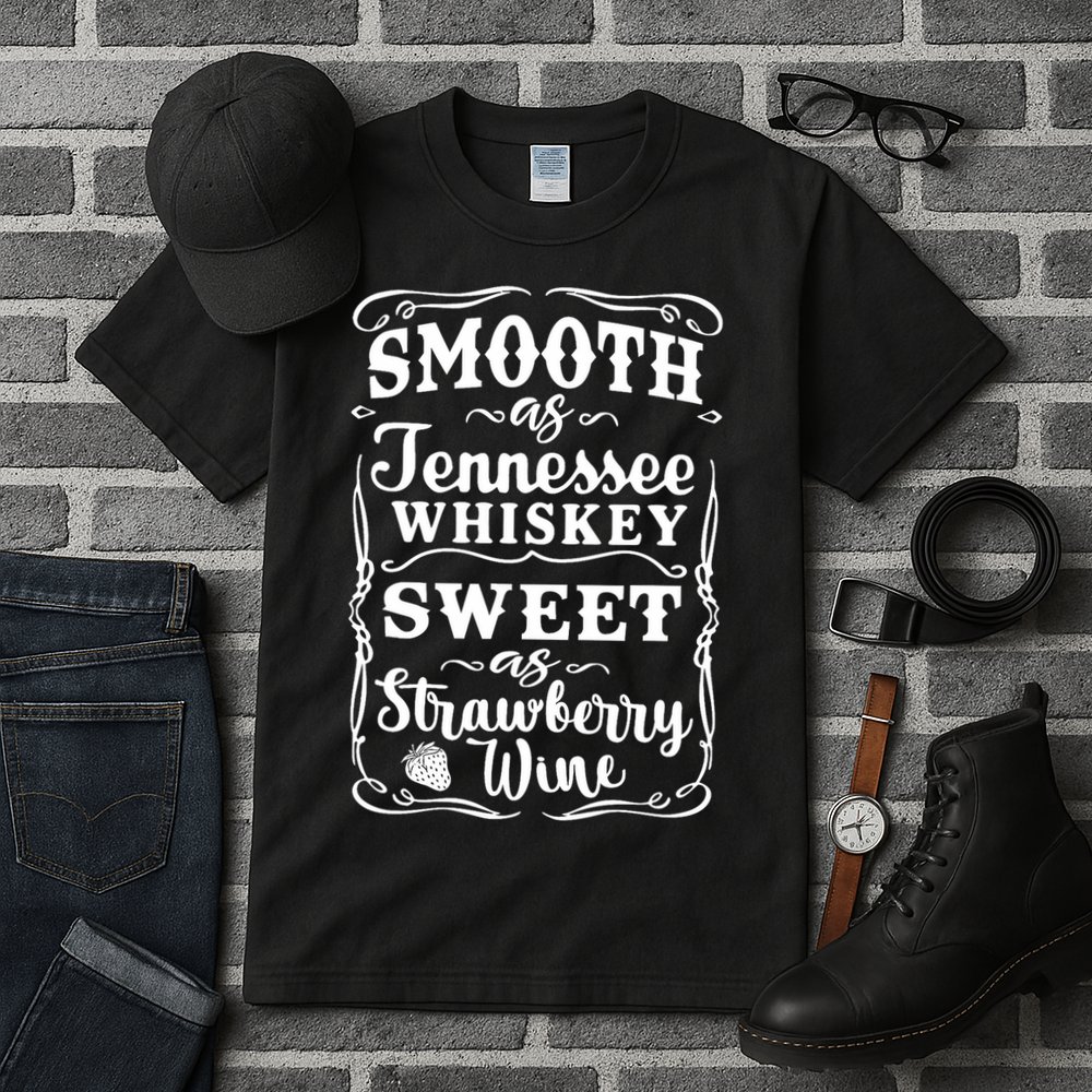 Smooth As Tennessee Whiskey Country Music Tall T-Shirt